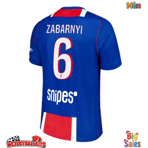 Paris Saint-Germain Ilya Zabarnyi #6 Replica Home Stadium Shirt 2026-27 Short Sleeve